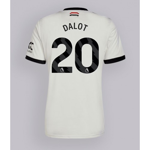 Fotbalové Dres Manchester United Diogo Dalot #20 Alternativní 2024-25 Krátký Rukáv